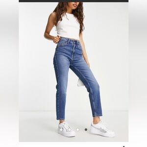 Stradivarius High Rise Blue Jeans